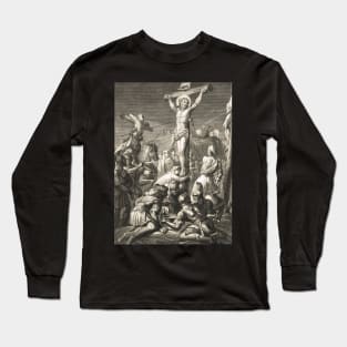 Crucifixion of Christ Engraving 1839 Long Sleeve T-Shirt